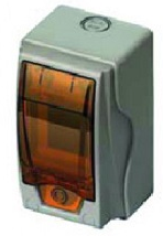 ARROW Caja De Distribución  Tapa Naranja Ip65 3Mod SKU: WD6503T