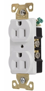 ARROW CONTACTO DUPLEX 15A 125VAC BLANCO
