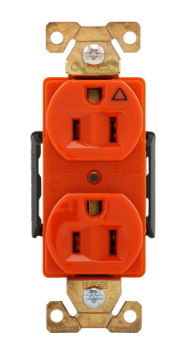 ARROW CONTACTO DUPLEX TIERRA AISLADA 15A 125VAC MARFIL