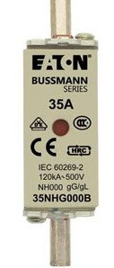 BUSS FUSIBLE NH00 690VCA/250VCD CLASE GL/GG 3NA7814