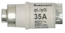 BUSS NEOZED TIPO E18-D02 400VCA-250VDC 35A 35NZ02