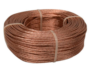 CABLE DE COBRE DESNUDO 8 AWG ROLLO 100 MTS