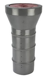 COOPERMEX REGISTRO PVC C/TAPA ALUMINIO 20x24cm