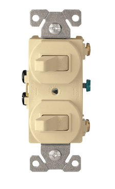 EAGLE APAGADOR DUPLEX MONOPOLAR 15A 120/277V MARFI