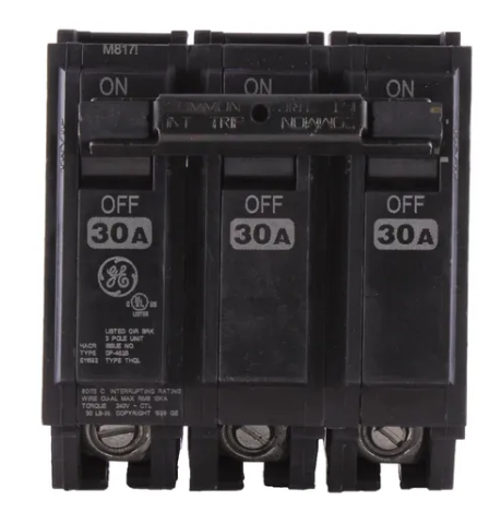 GE Interruptor Termomag 3P 30A 240Vca SKU: THQL32030
