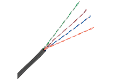 HUBBELL CABLE UTP CAT 5E CMR BOBINA 1000FT (305 MTS )GRIS