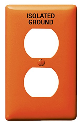 HUBBEELL PLACA NARANJA C/INSOLATED G