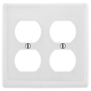 HUBBELL Placa Nylon 2 Dplex Blanca SKU: NP82W