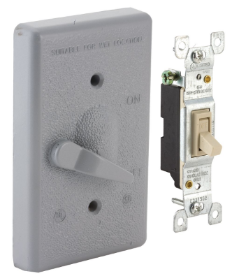 HUBBELL Tapa Alum Apa Vertical P/1 Toggle SKU: 5121-0