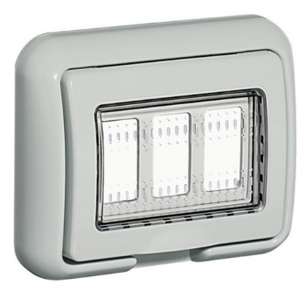 QUINZIÑO MX TAPA P/CAJA EMPOTRAR INTEMPERIE 3 MOD
