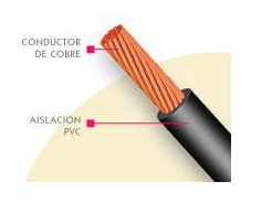 Cable Vinilat 90ºc 600V Cal12Awg Amarillo X Metro SKU: CALAT12A-MTO