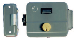 INTEC CHAPA ELECTRICA REVERSIBLE C/BOT SALIDA 12-16VAC