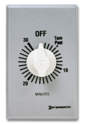INTERMATIC TIMER MECANICO 125V 20 A SPST 30 Min. INCLUYE PLACA