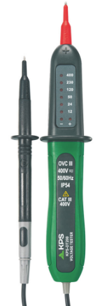 KPS DETECTOR DE TENSION AC/DC CON LEDS CAT III 400V
