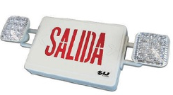 L.J. LUMINARIO COMBINADO DE EMERGENCIA SALIDA VERDE