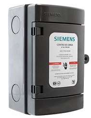 SIEMENS CENTRO DE CARGA N3R 2P 2F 3H 125A P/QP Y QT  PLAST TRANSP