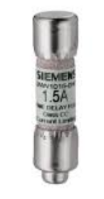 SIEMENS FUSIBLE CILINDRICO CLASE CC 20A 600VAC