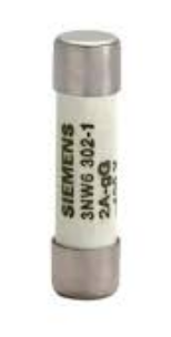 SIEMENS FUSIBLE TAM 8.5X31.5MM 6 AMPS 400V 20KA