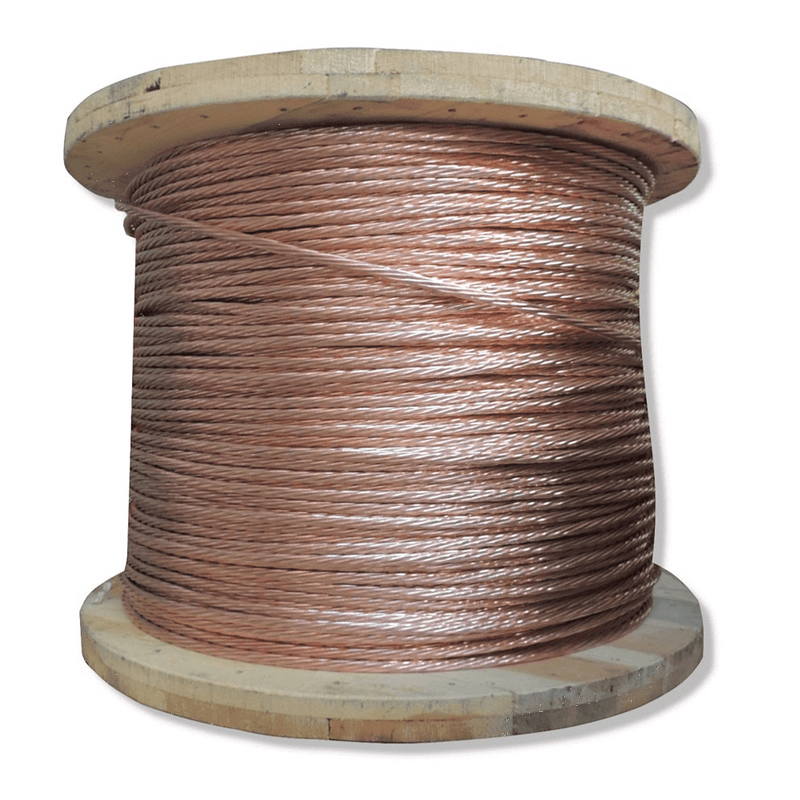 CABLE DE COBRE DESNUDO 10 AWG ROLLO 100 MTS