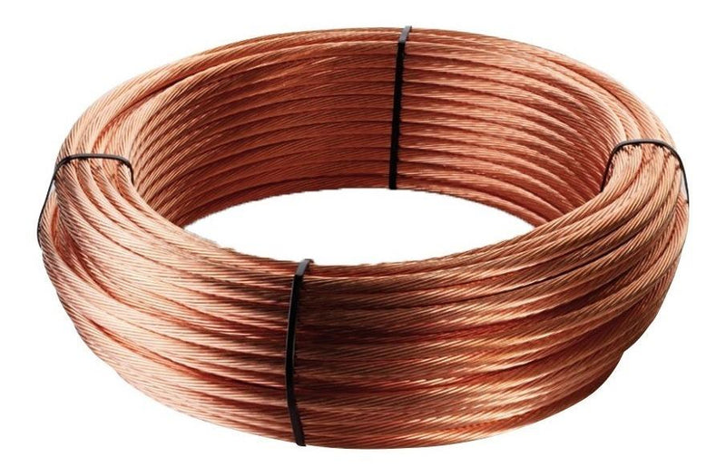 CABLE DE COBRE DESNUDO 14 AWG ROLLO 100 MTS