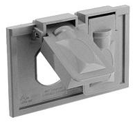 TAPA CONTACTO DUPLEX C/TAPA INTEMPERIE