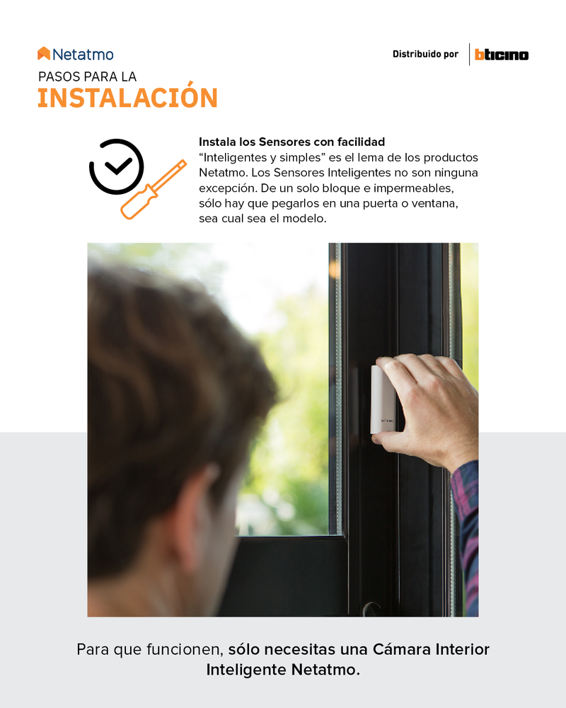 BTI NETATMO SENSORES INTELIGENTES PARA PUERTAS Y VENTANAS