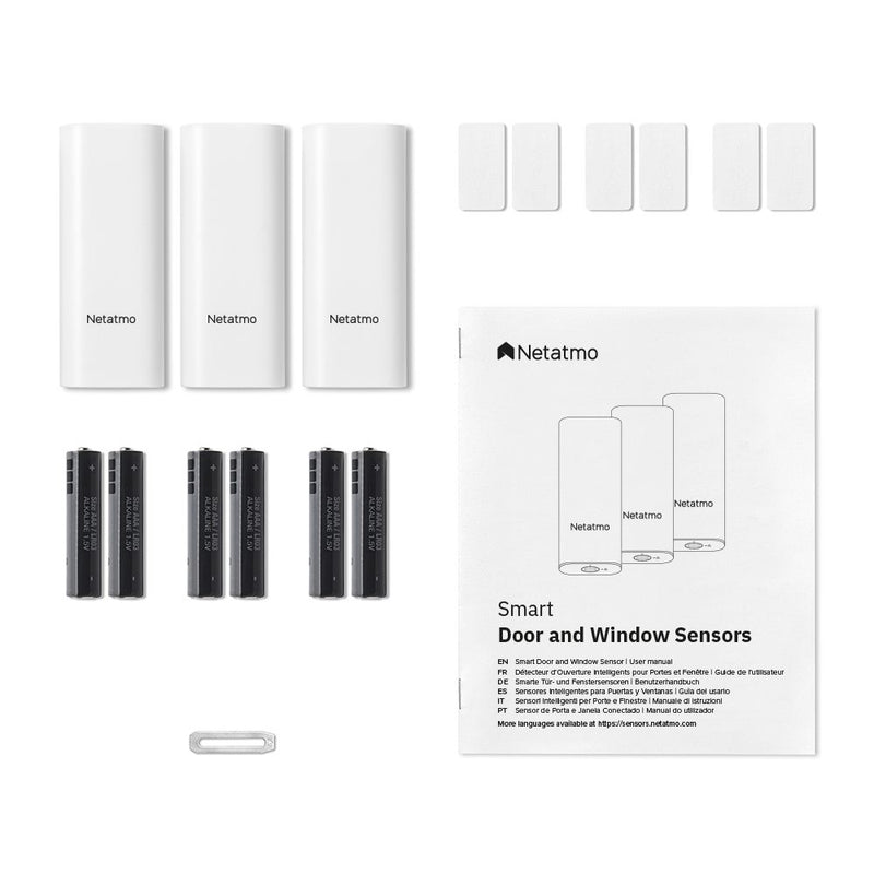 BTI NETATMO SENSORES INTELIGENTES PARA PUERTAS Y VENTANAS