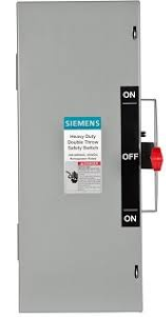 Siemens Interruptor Doble Tiro 3P 30A 600V SKU: DTNF361