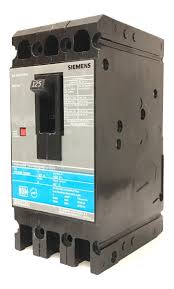 SIEMENS INTERRUPTOR TERMOMAGNETICO ED6 600V 3X125A