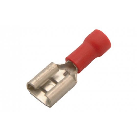 FASTON HEMBRA AISLADA ROJA 22-18 AWG