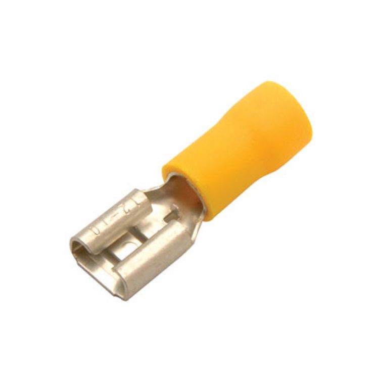FASTON HEMBRA PIGD .375 12-10 AMARILLO
