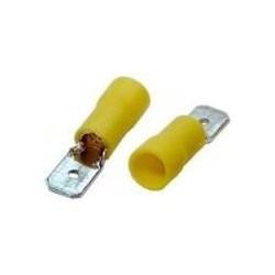 FASTON MACHO AISLADO AMARILLO 12-10 AWG