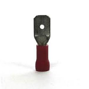 FASTON MACHO AISLADO ROJO 22-18 AWG