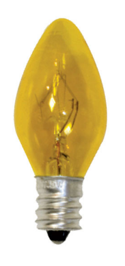COMORSA FOCO INCANDESCENTE 7.5W AMARILLO