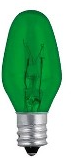 Comorsa Foco Incandescente 7.5W Verde 130V Fijo SKU: FO75-VE