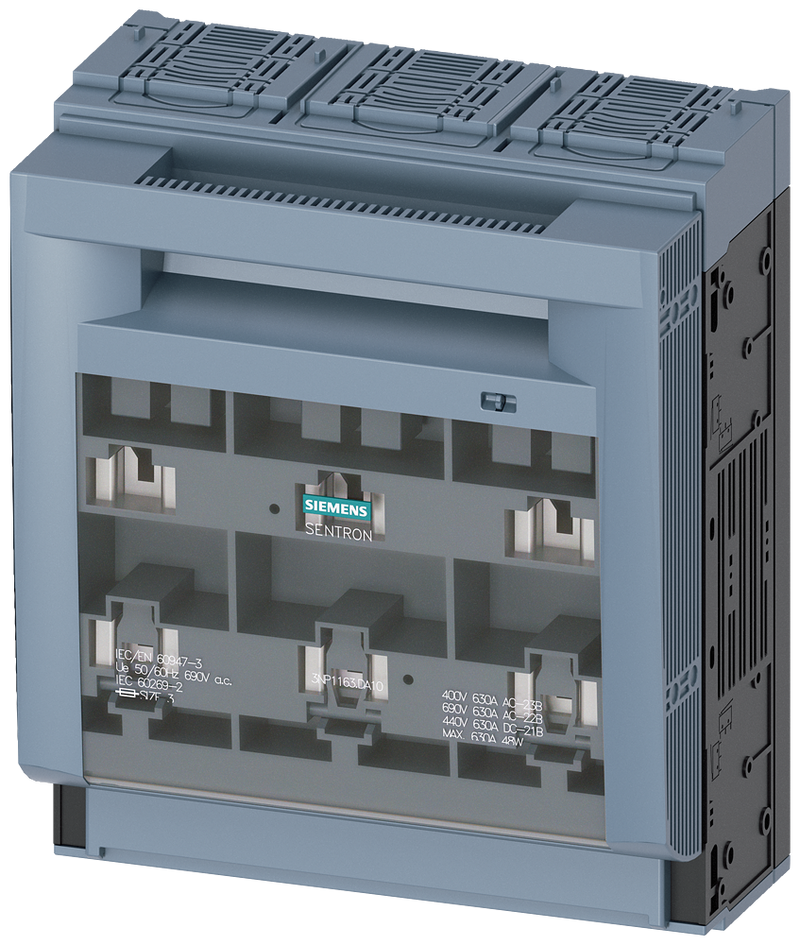SIEMENS SECCIONADOR C-PORTAFUSIBLE P-NH TAM 3 Y 2 630A