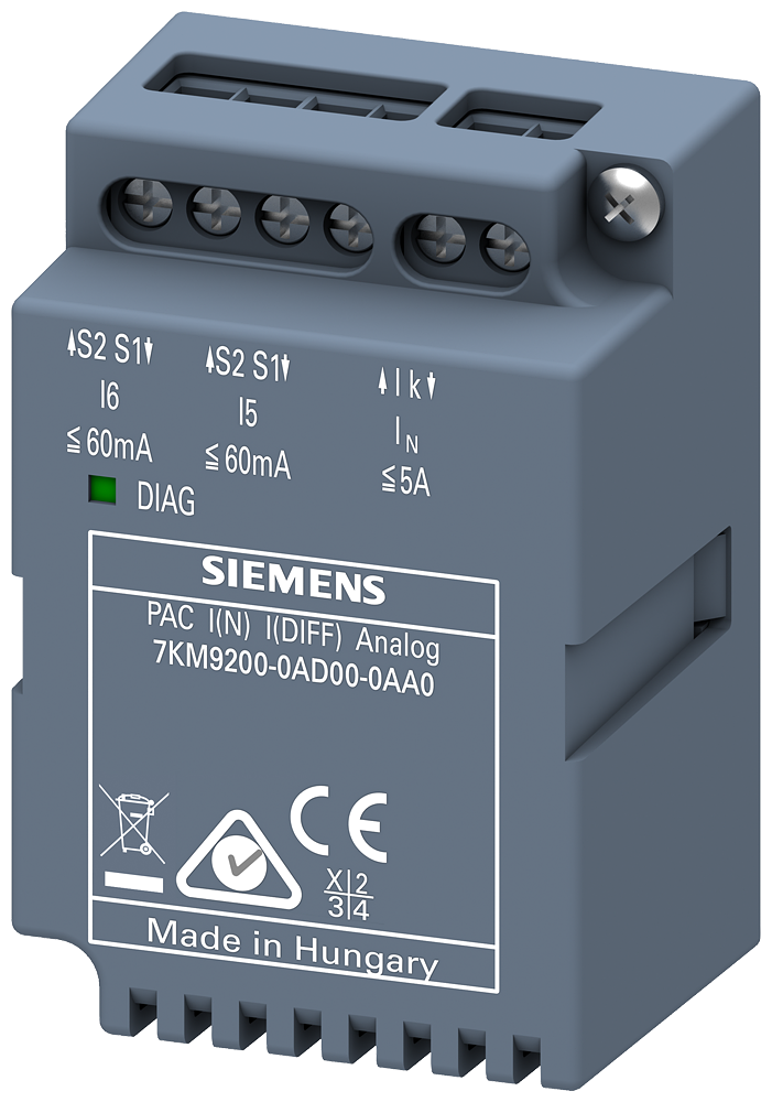 SIEMENS MODULO DE AMPLIACION I(N)I(DIF)NEUTRO ANALOGICO DE FRECUE