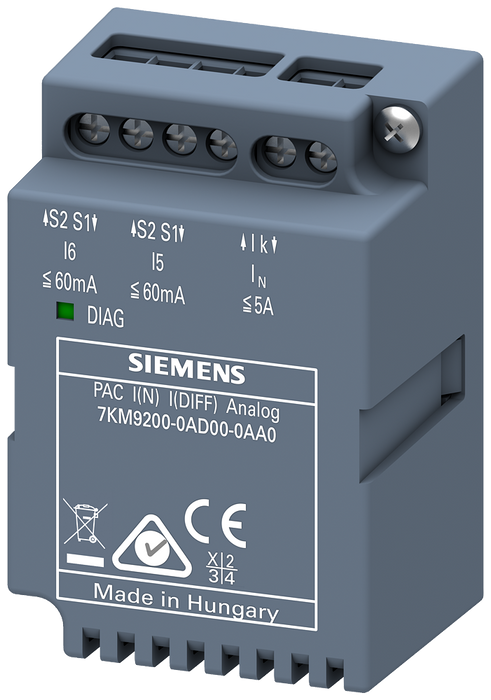 SIEMENS MODULO DE AMPLIACION I(N)I(DIF)NEUTRO ANALOGICO DE FRECUE