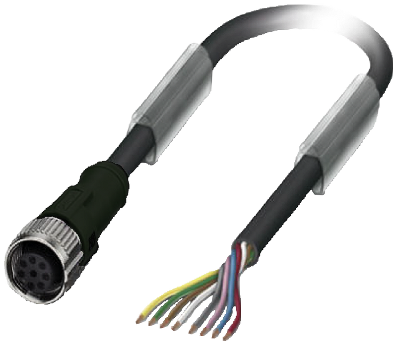SIEMENS CABLE 8-PIN 5M CONECTOR HEMBRA RECTO M12 2A 30V