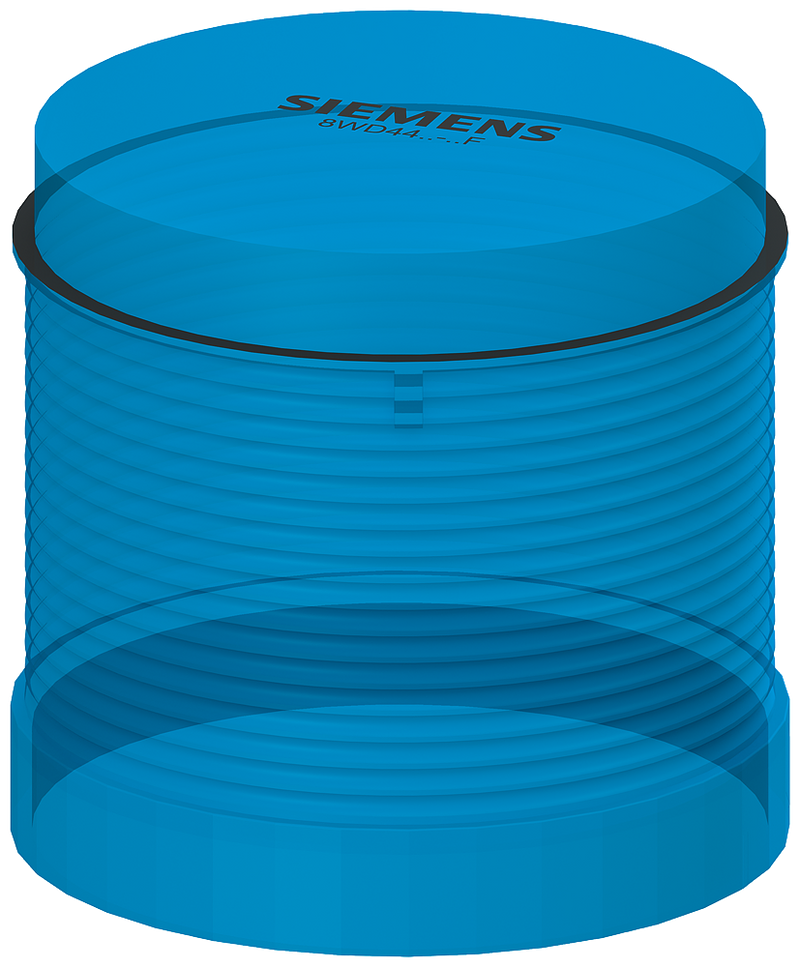 SIEMENS BALIZA 70MM MODULO FLASH AZUL 24V AC/DC C/FLASH