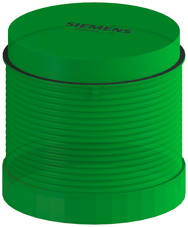 SIEMENS BALIZA 70MM MODULO FLASH VERDE 24V AC/DC C/FLASH