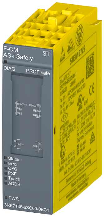 SIEMENS ET200SP MOD DE COMUNIC SAFETY F-CM AS-INTERFACE
