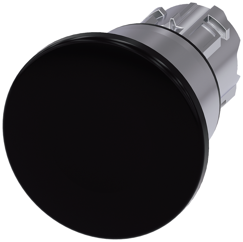 SIEMENS BOTON HONGO NEGRO METAL DESENC P/TRACCION