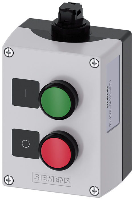 SIEMENS CAJA ASI PULSADOR VERDE-ROJO 1NA 1NC