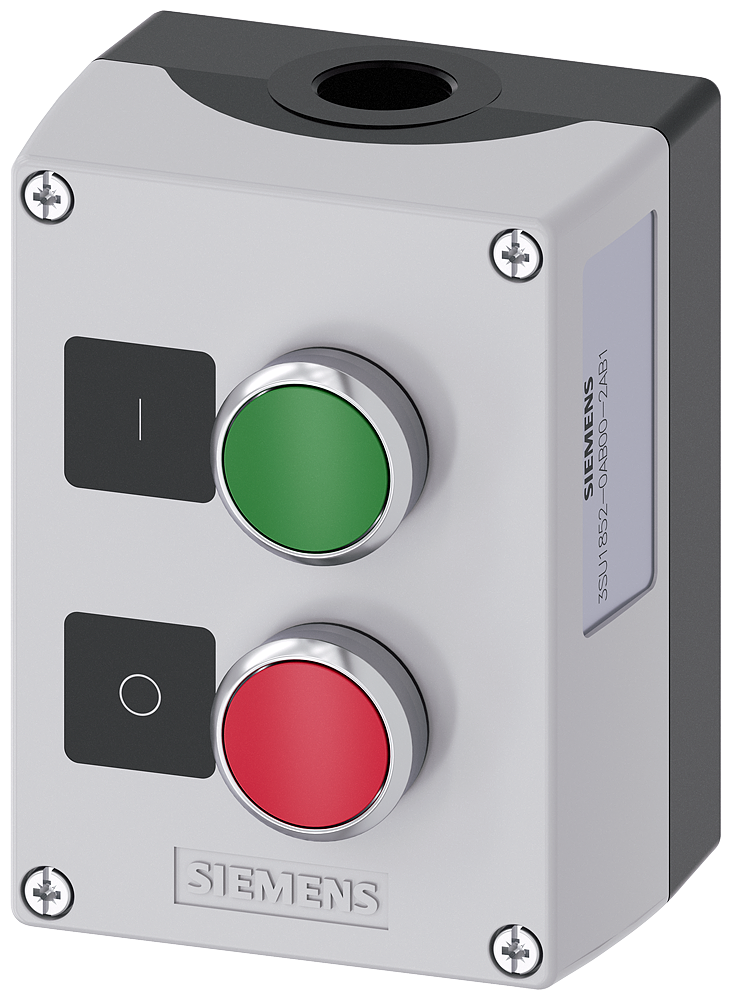 SIEMENS CAJA 2 BOTONES VERDE ROJO
