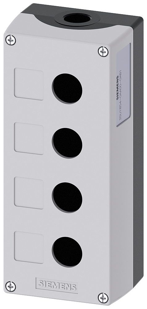 SIEMENS CAJA 4 ORIFICIOS 22MM METAL PARA GLANDULA M25