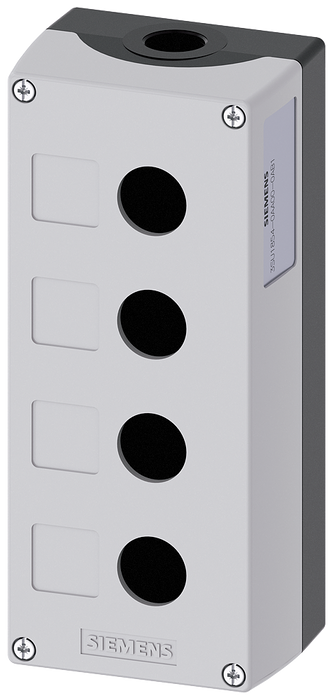 SIEMENS CAJA 4 ORIFICIOS 22MM METAL PARA GLANDULA M25