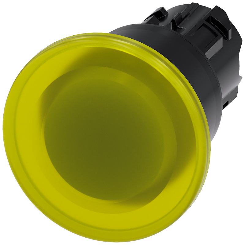 SIEMENS PULSADOR DE SETA ILUMINADO 22 MM REDONDO PLASTICO AMARILL