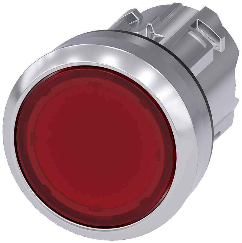 SIEMENS CABEZA BOTON SOSTENIDO ROJO METAL