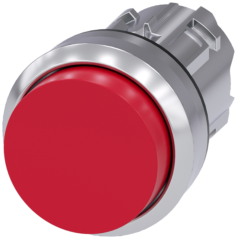 SIEMENS CABEZA BOTON NO RASANTE ROJO METAL